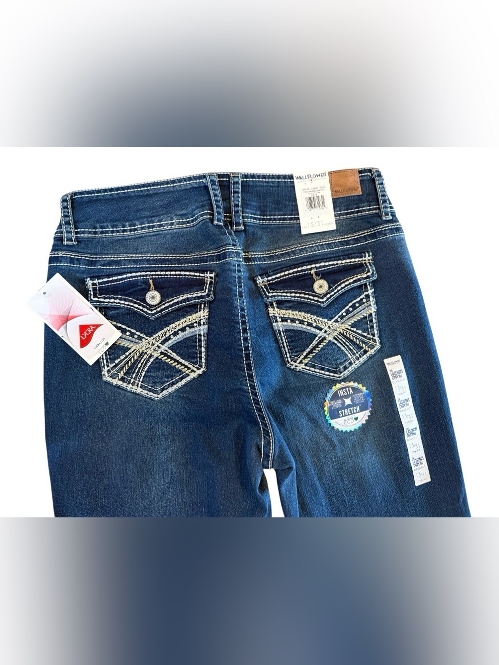 WallFlower Curvy Bootcut Jeans 13/31 NWT Western - Picture 6 of 13